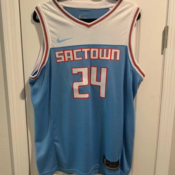 NBA Sactown Hield Jersey. Size 50 (L). Nike Engineering. - Picture 1 of 3